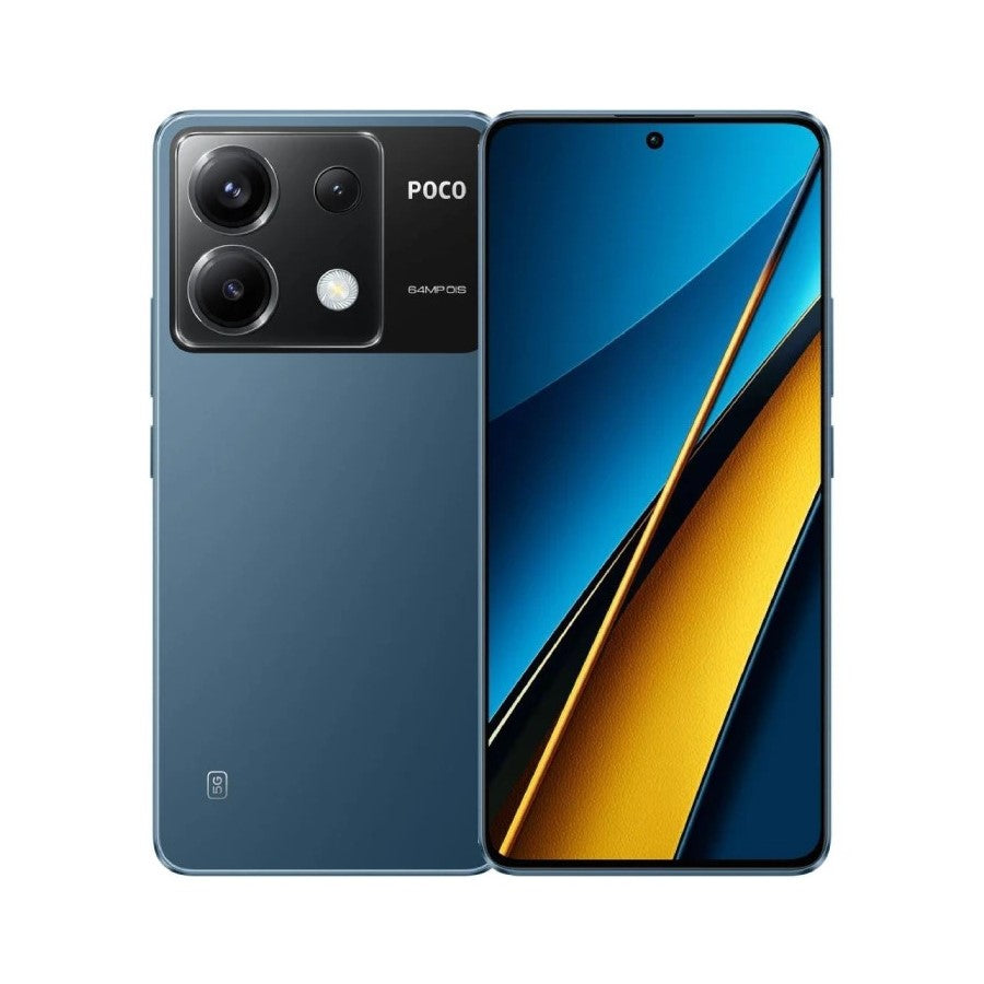 Xiaomi Poco X6 5G Smartphone (12GB/256GB, Blue) - Brand New