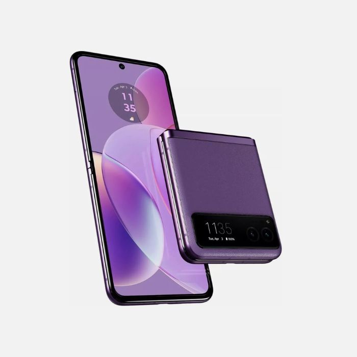Motorola Razr 40 5G – Summer Lilac, 256GB + 8GB, Dual SIM - Pristine Refurbished Motorola