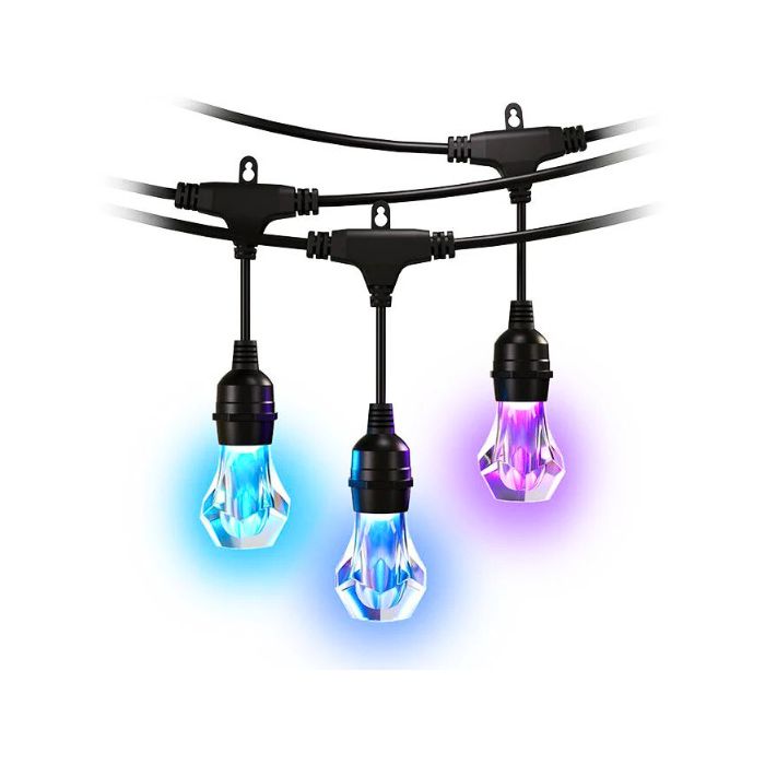 Nanoleaf Matter Smart Multicolour Outdoor String Light Smarter Kit (15m) - Pristine Refurbished Nanoleaf