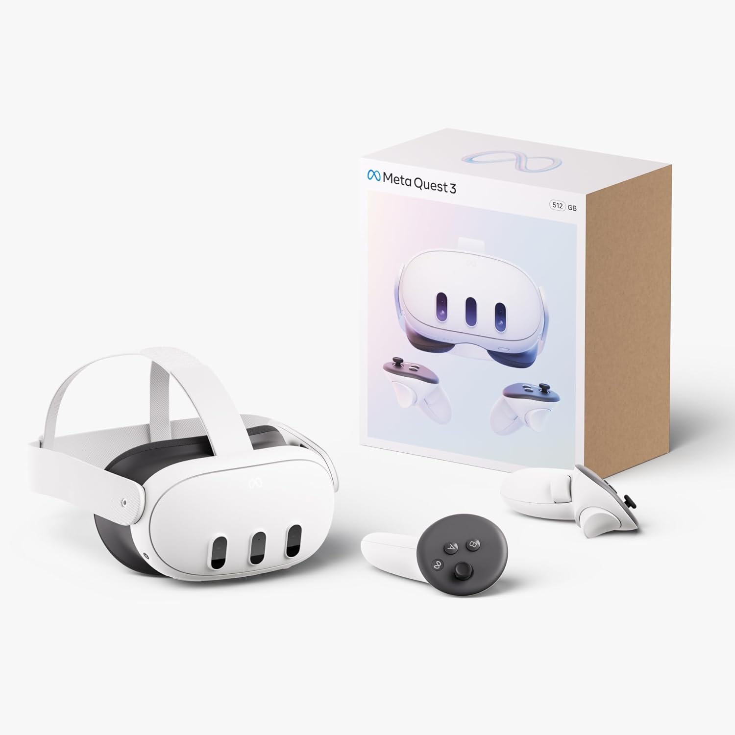 Meta Quest 3 512GB - Breakthrough Mixed Reality Headset with Batman: Arkham Shadow ( Open Never Used ) Meta