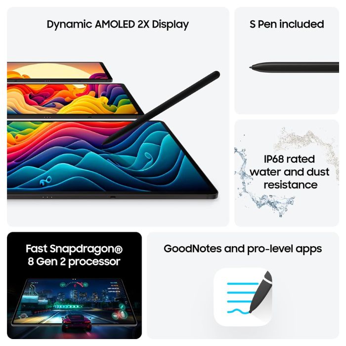 Samsung Galaxy Tab S9 Wi-Fi 8GB - 128GB – Graphite Samsung