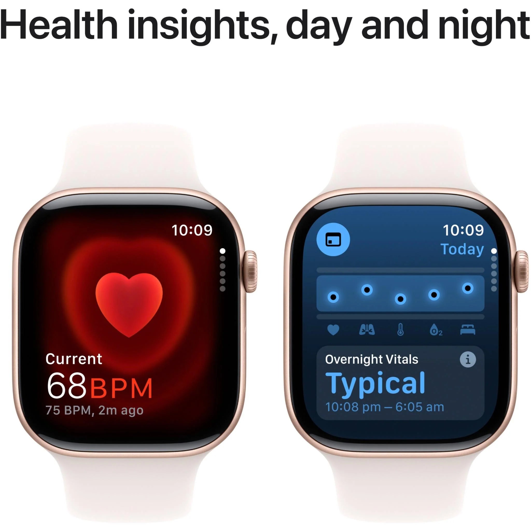 Apple Watch Series 10 42mm Aluminum Case GPS Cellular Sport Band Rose Gold (S/M) (AU Version) - Pristine – Refurbished Apple