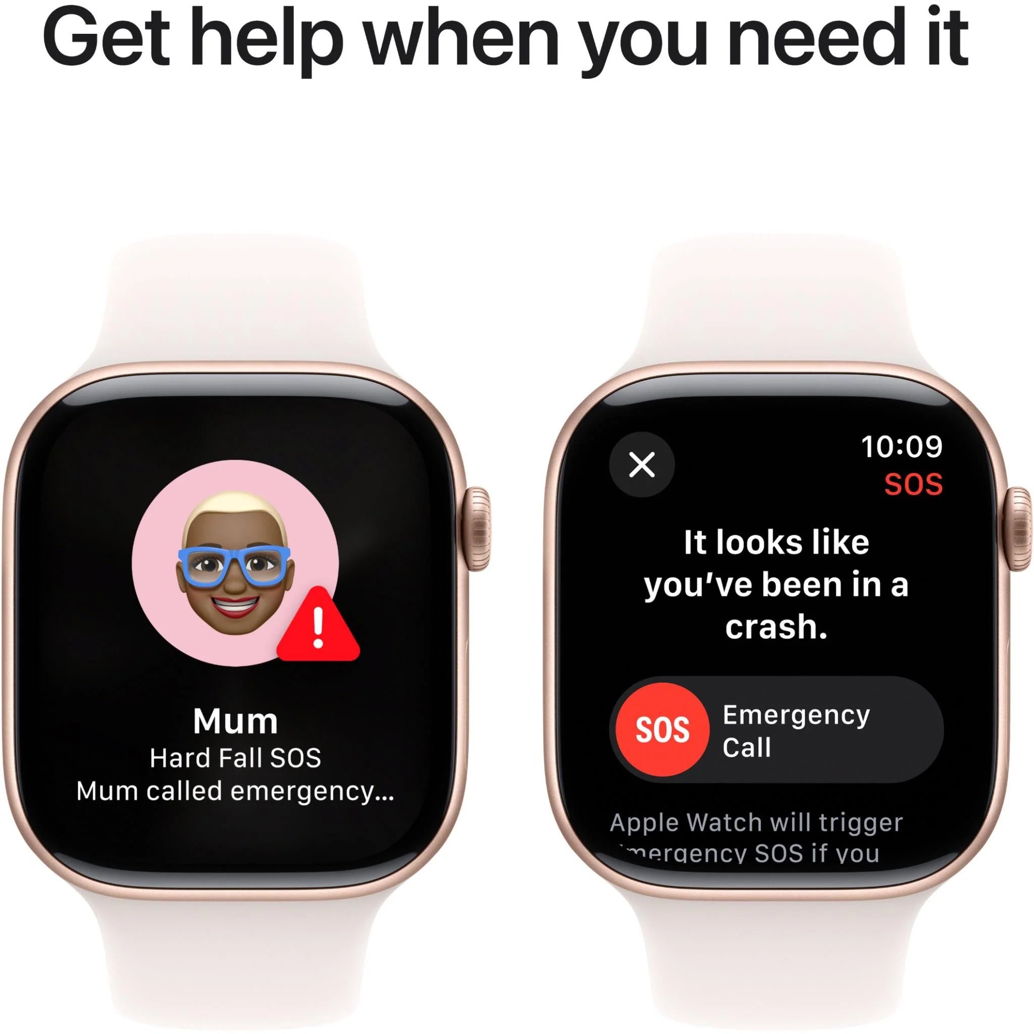 Apple Watch Series 10 42mm Aluminum Case GPS Cellular Sport Band Rose Gold (S/M) (AU Version) - Pristine – Refurbished Apple