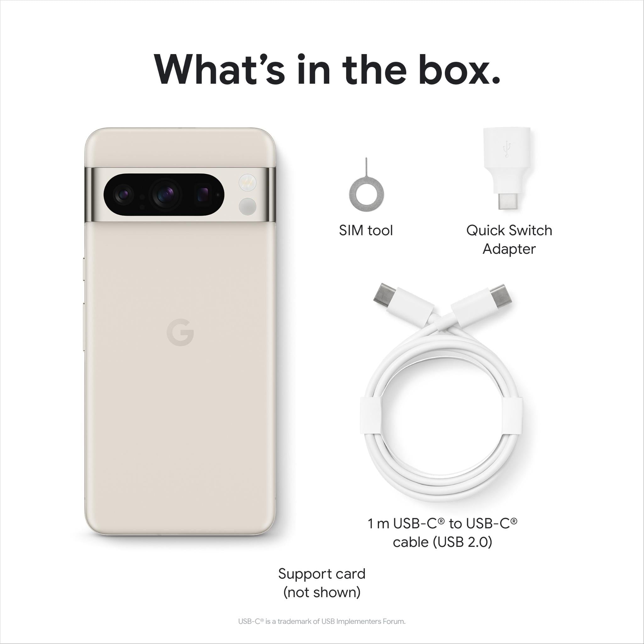 Google Pixel 8 Pro (12GB/512GB, Porcelain) - Brand New