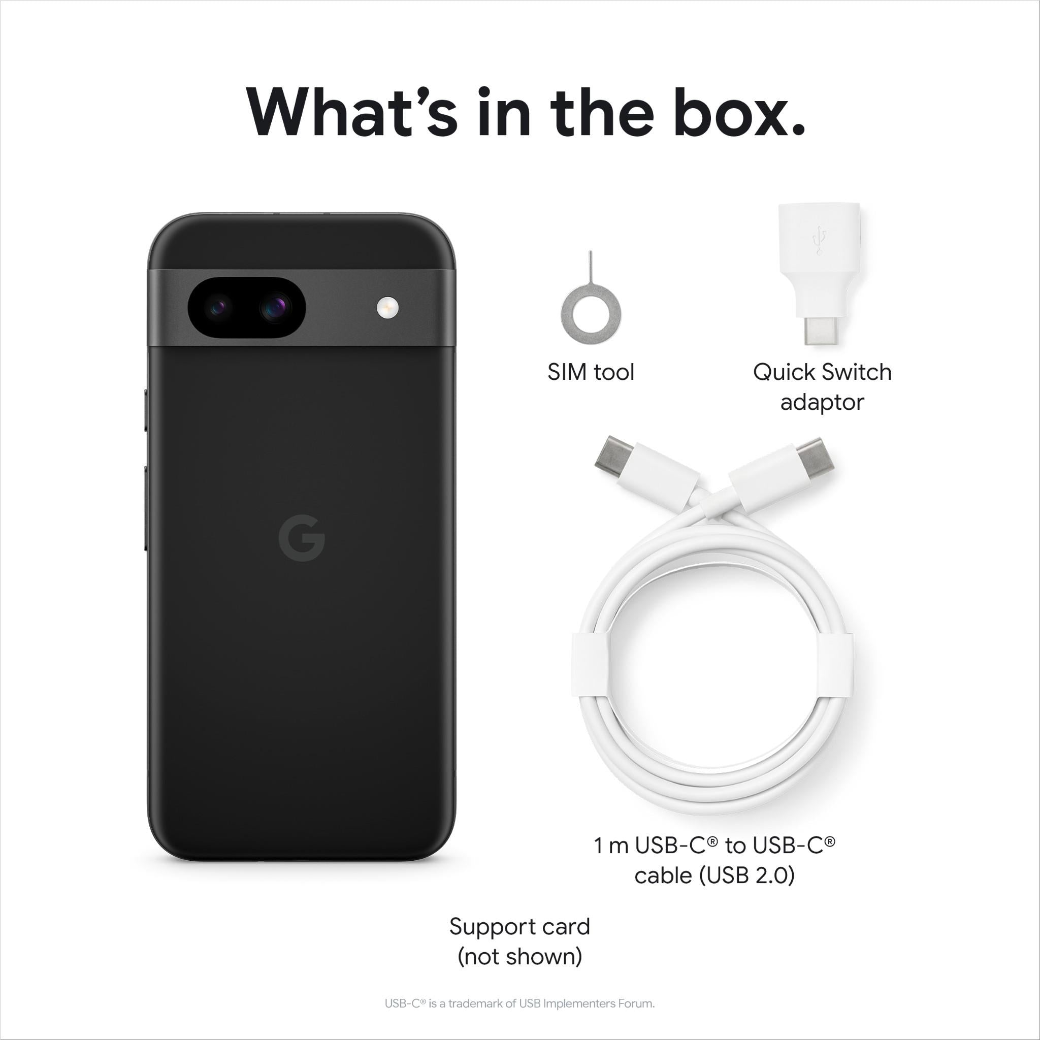Google Pixel 8a (8GB/256GB, Obsidian) - Brand New