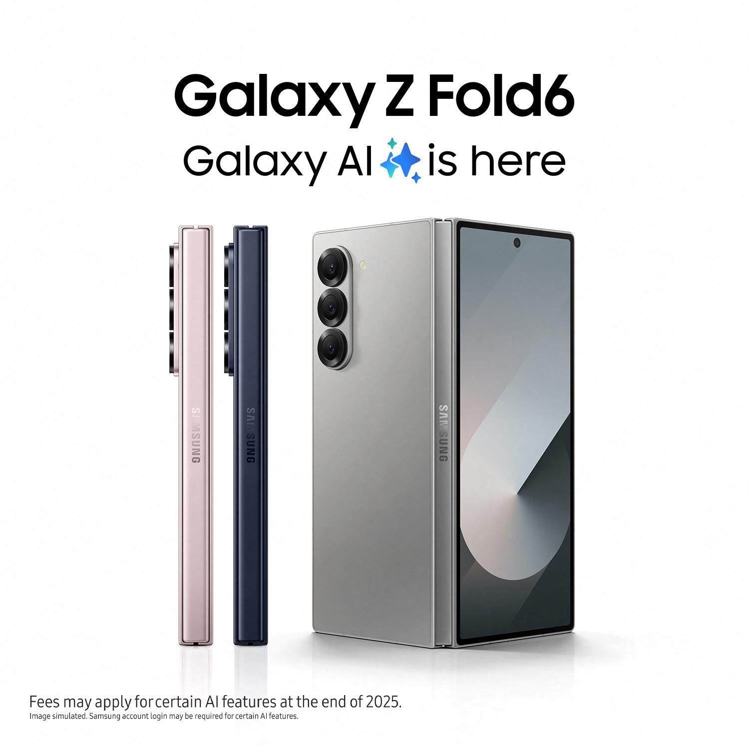 Samsung Galaxy SM-F956B Z Fold 6 5G 256GB Silver-AU Version