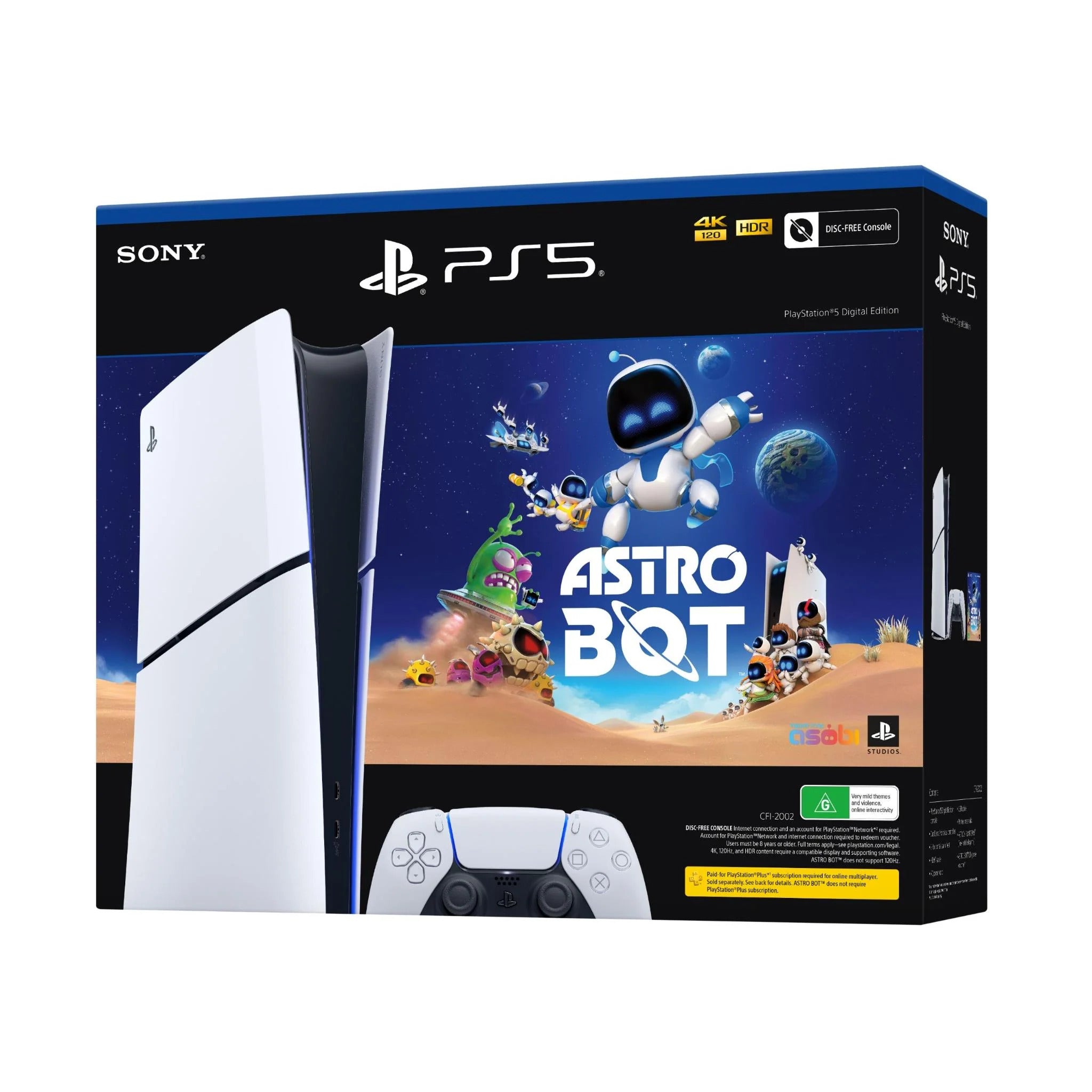 Sony PlayStation 5 Slim Digital Edition 1TB Console – ASTRO BOT Bundle
