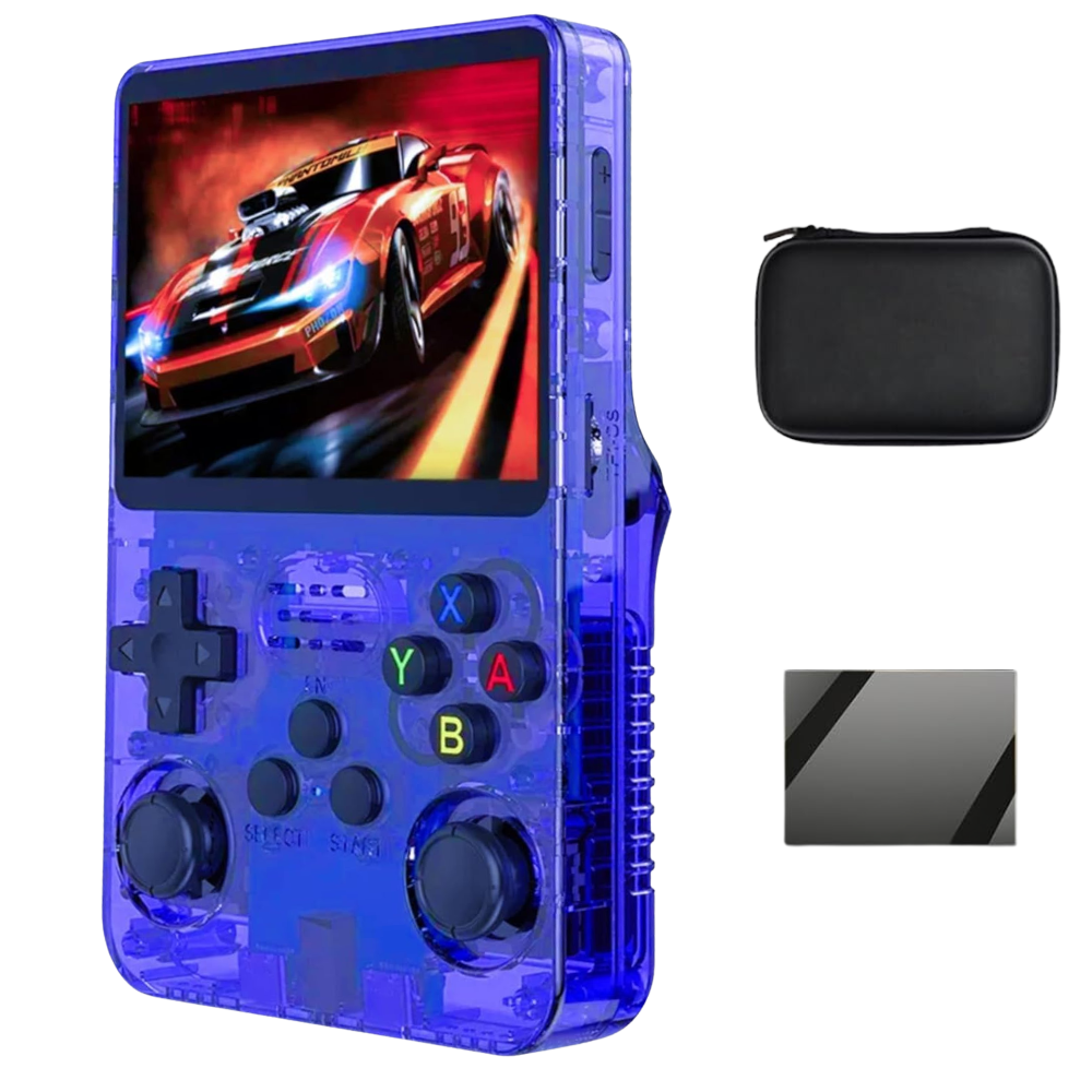 R36S 3.5-inch Handheld Retro Gaming Console - Portable, Open Source Linux System, Emulator Support