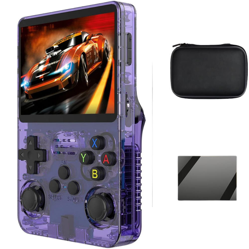 R36S 3.5-inch Handheld Retro Gaming Console - Portable, Open Source Linux System, Emulator Support