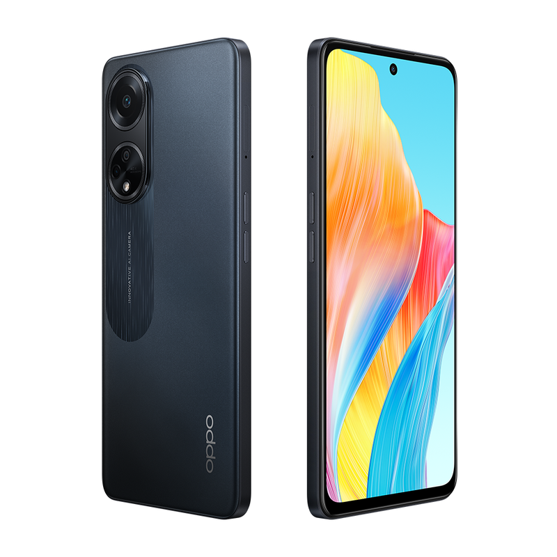 OPPO A98 5G Smartphone (8GB/256GB, Cool Black) - Brand New