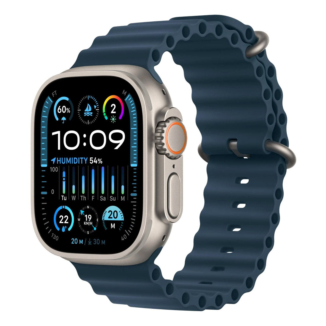 Apple Watch Ultra 2 49mm Titanium Case GPS + Cellular Blue Ocean Band - Open Never Used (AU Version) (Copy) Apple