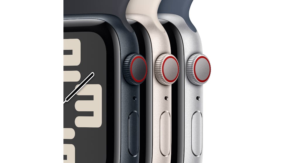 Apple Watch SE (2nd Gen) 44mm Midnight Aluminium Case with Midnight Sport Band M/L - GPS + Cellular ( Refurbished Grade - A ) Apple