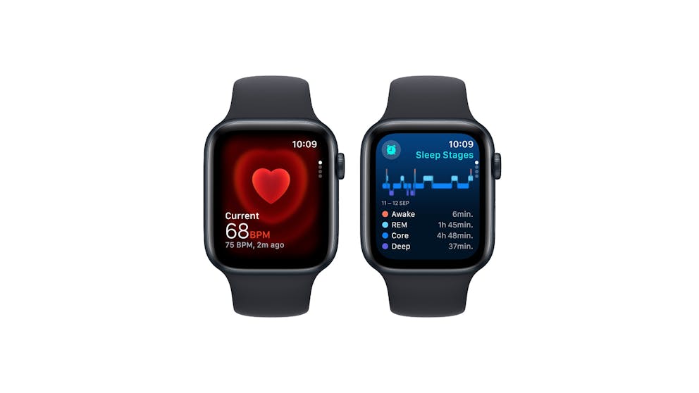 Apple Watch SE (2nd Gen) 44mm Midnight Aluminium Case with Midnight Sport Band M/L - GPS + Cellular ( Refurbished Grade - A ) Apple