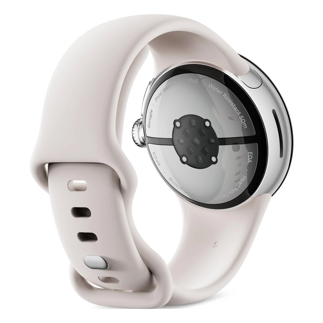 Google Pixel Watch 2 LTE with Porcelain Active Band - Silver Google