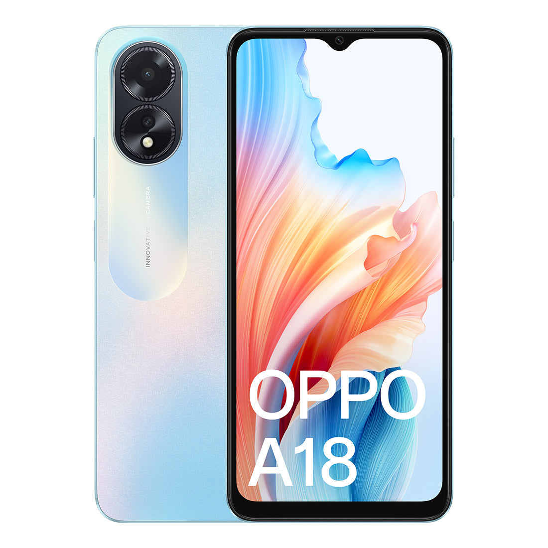 OPPO A18 (Dual Sim, 128GB/4GB, 6.56") – Glowing Black Smartphone (AU Version) - Refurbished