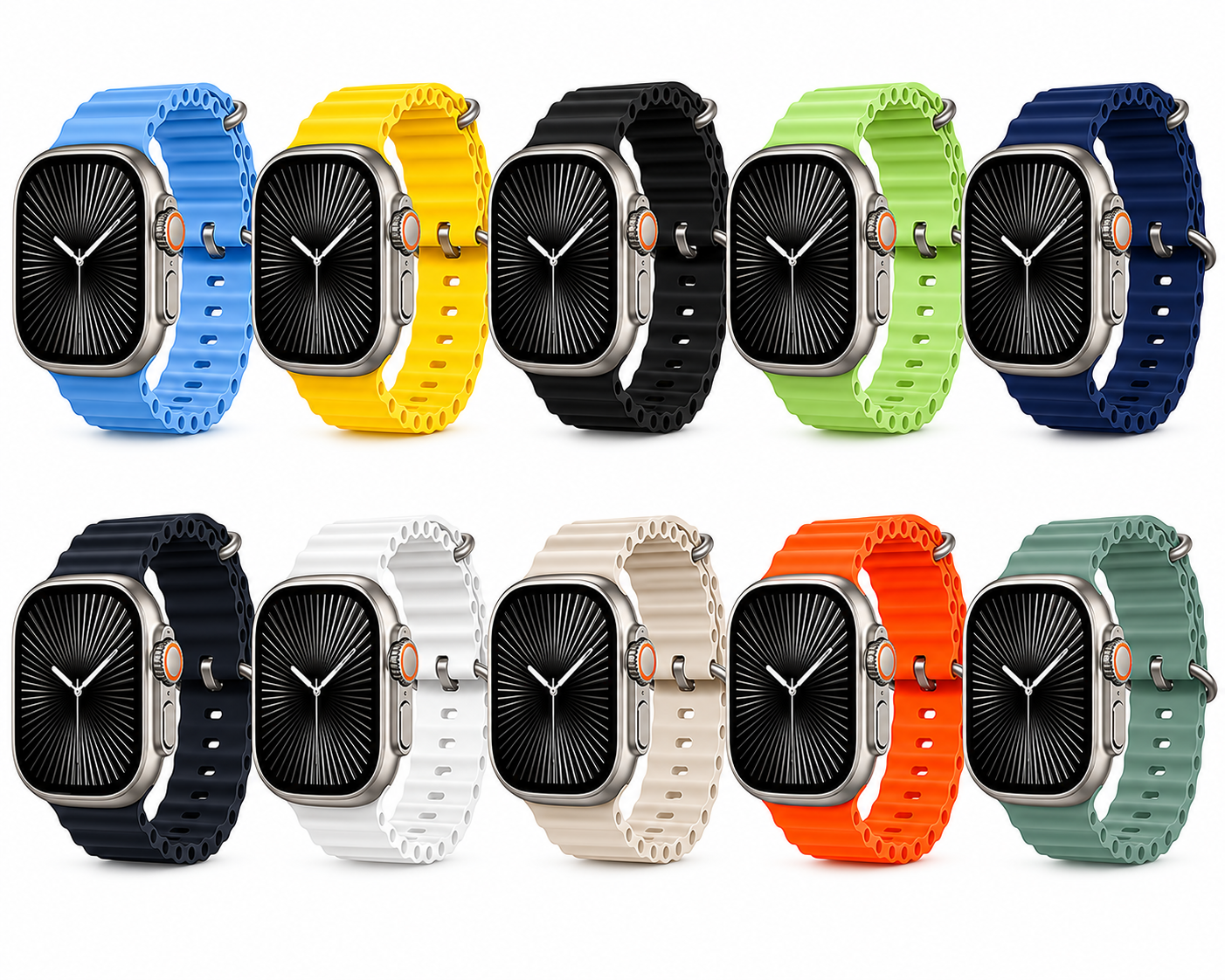 Apple Watch Ultra 49mm GPS +  Cellular Titanium Smartwatch - Titanium with 100% Battery Apple