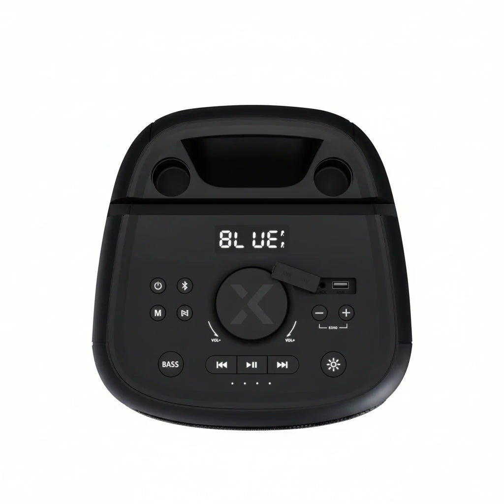 BlueAnt X5i Portable 120W Speaker with Two Wireless Microphones - Black - Pristine - Refurbished BlueAnt