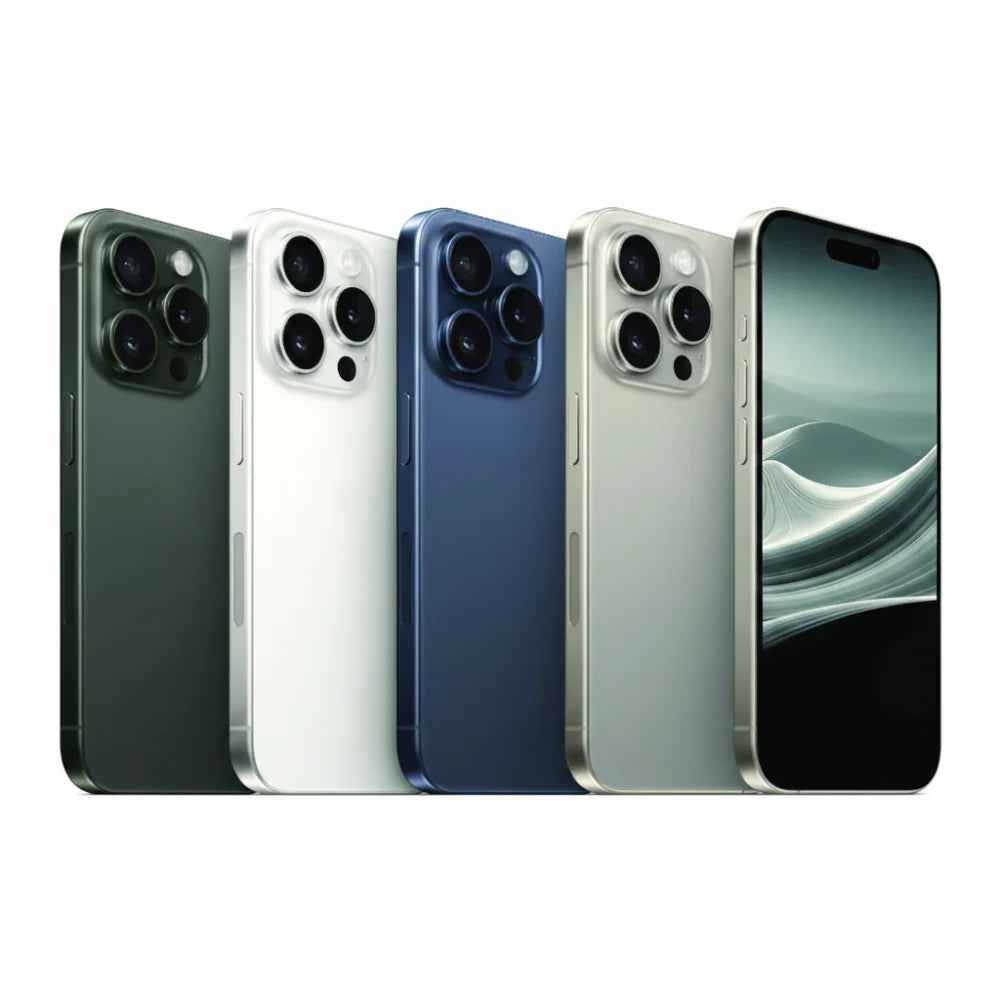 Apple iPhone 15 Pro - 128GB, 256GB, 512GB, 1TB - Black, White, Blue, Natural Titanium - Good - Refurbished