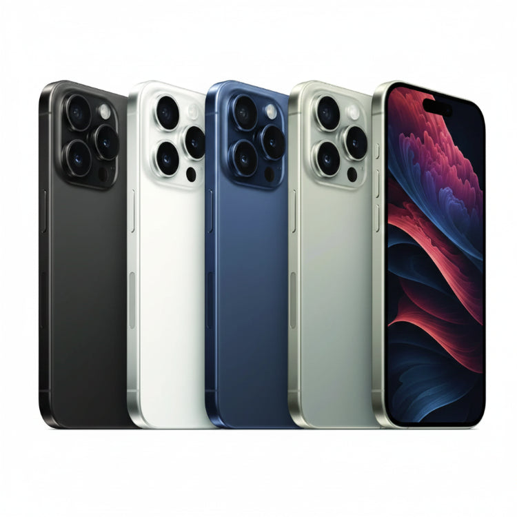 Apple iPhone 15 Pro - 128GB, 256GB, 512GB, 1TB - Black, White, Blue, Natural Titanium - Excellent - Refurbished