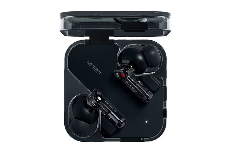 NOTHING (R) Ear 2024 Wireless Earbuds – Black & White Edition – True Wireless Bluetooth Earphones with Charging Case