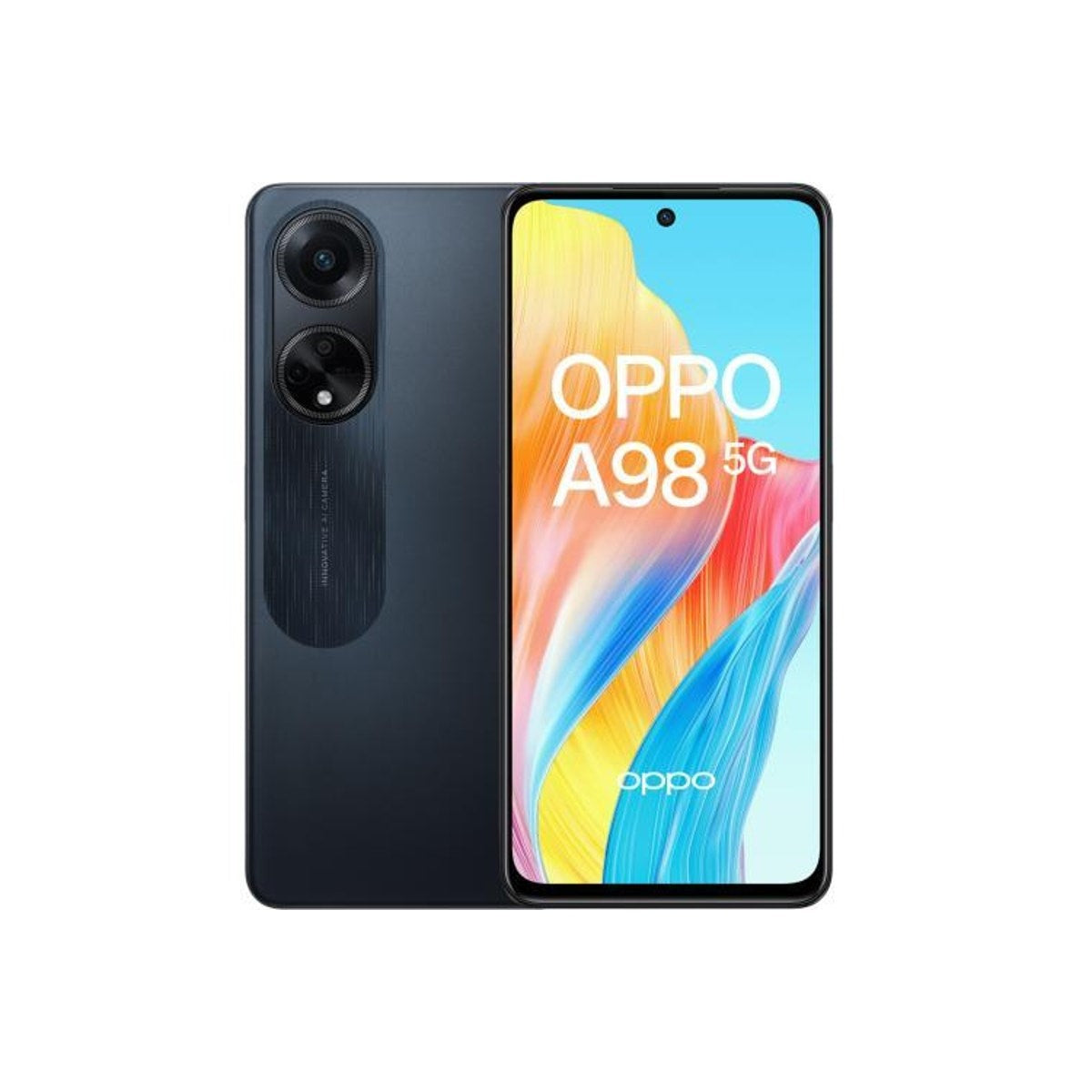 OPPO A98 5G Smartphone (8GB/256GB, Cool Black) - Brand New