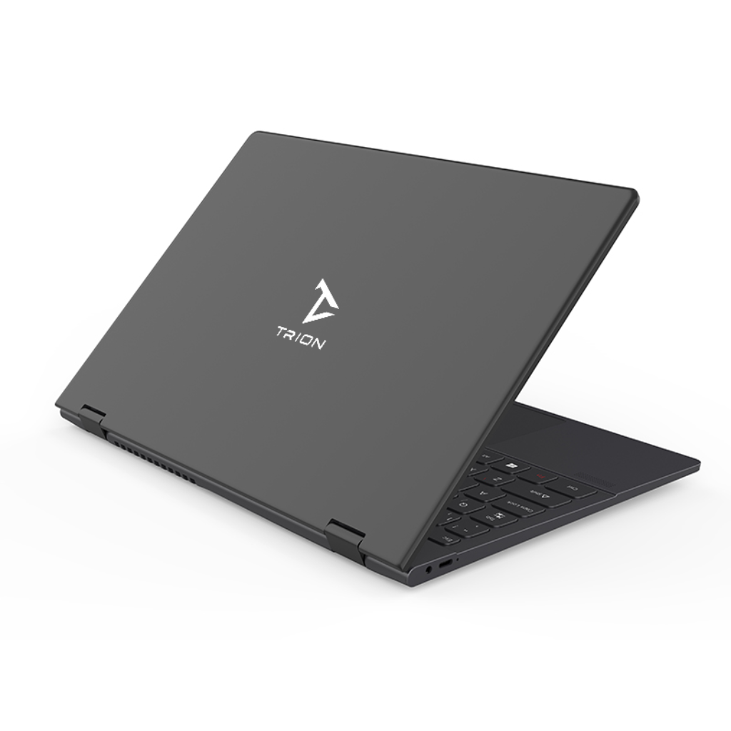 Trion Revolve 14" 360° 4k Touch Screen Laptop 12th Gen Intel Celeron-N95 16GB 512GB SSD Windows 11 - Grey Trion