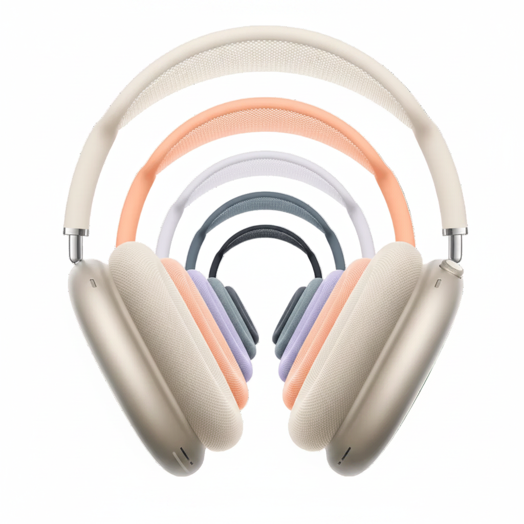 Apple AirPods Max 1st Generation 2024 - Starlight, Midnight, Blue, Purple, Orange - Acceptable - Refurbished Apple