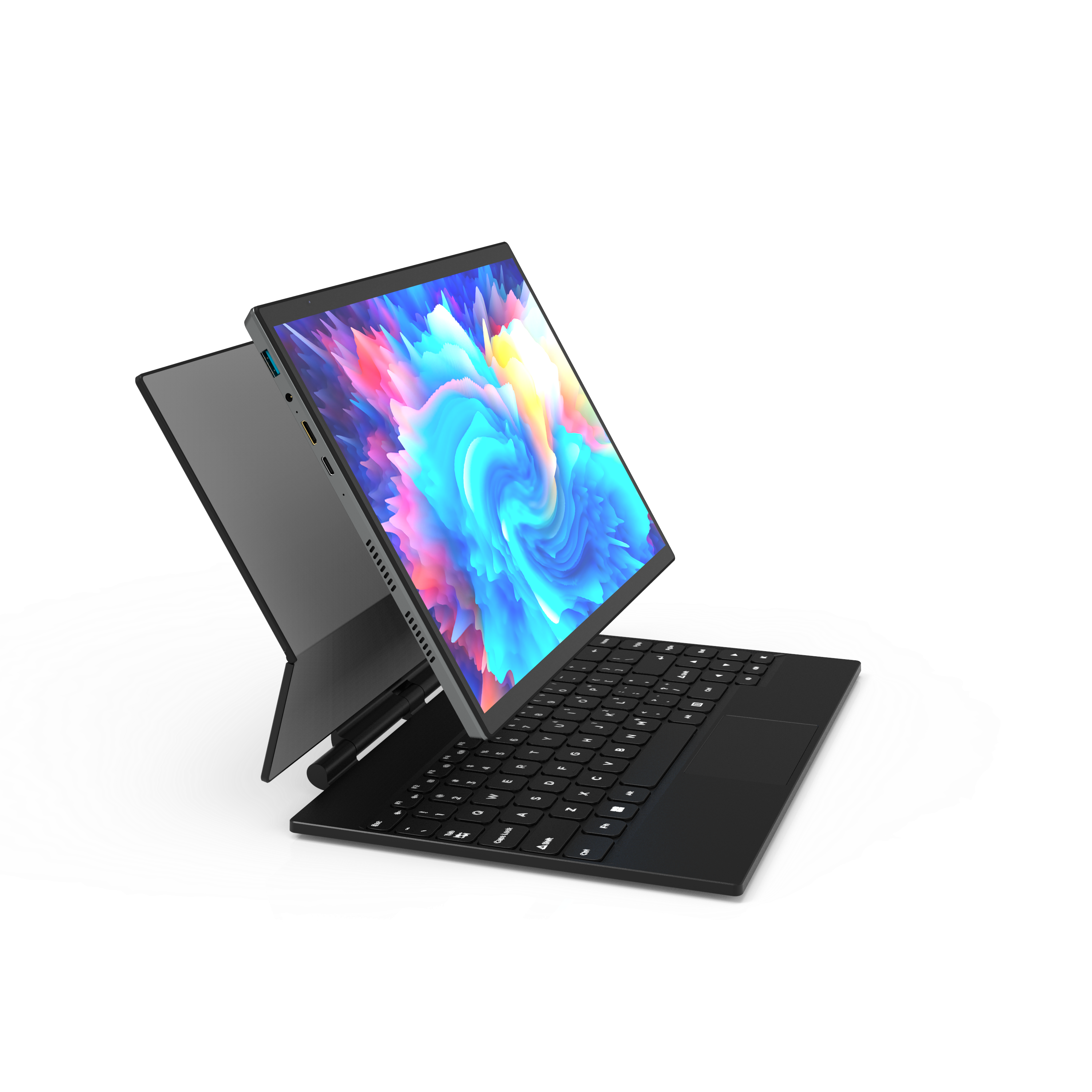 Trion Canvas Pro 14" 2-in-1 Touch Screen Laptop 12th Gen Intel Celeron-N95 16GB 512GB SSD Windows 11 - Grey (Refurbished Grade - A) Trion