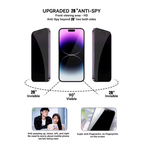 Tristar Privacy Tempered Glass Compatible with iPhone 11–17 Anti-Spy Protection