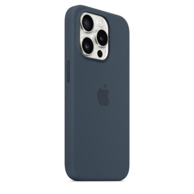 Apple iPhone 15 Pro Silicone Case with MagSafe Storm Blue (Copy) Tristar