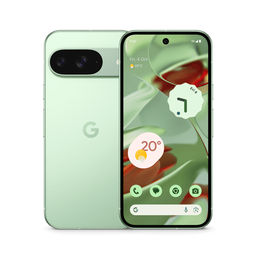 Google Pixel 9 5G Smartphone (12GB/128GB, Wintergreen) - Brand New