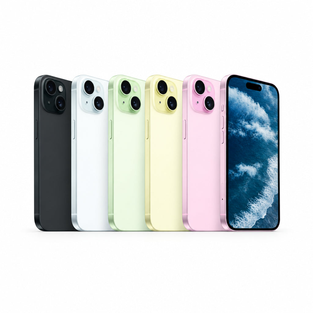 Apple iPhone 15 Plus - 128GB, 256GB, 512GB - Pink, Yellow, Green, Blue, Black - Excellent - Refurbished