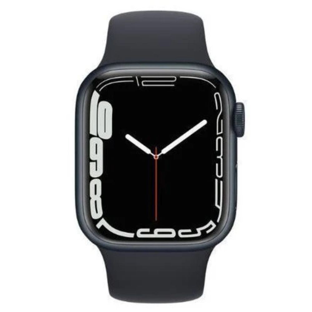 Apple Watch Series 7 45mm Black Aluminum Case – Sport Band  With 80% Battery - Pristine - Refurbished (Copy) Apple