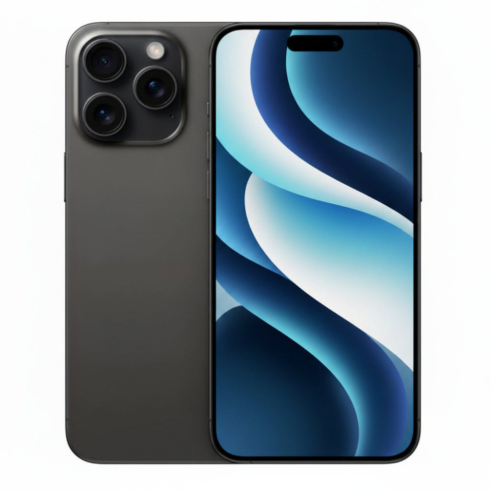 Apple iPhone 15 Pro - 128GB, 256GB, 512GB, 1TB - Black, White, Blue, Natural Titanium - Good - Refurbished