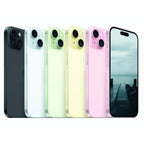 Apple iPhone 15 Plus - 128GB, 256GB, 512GB, - Pink, Yellow, Green, Blue, and Black - 100% battery - Pristine - Refurbished