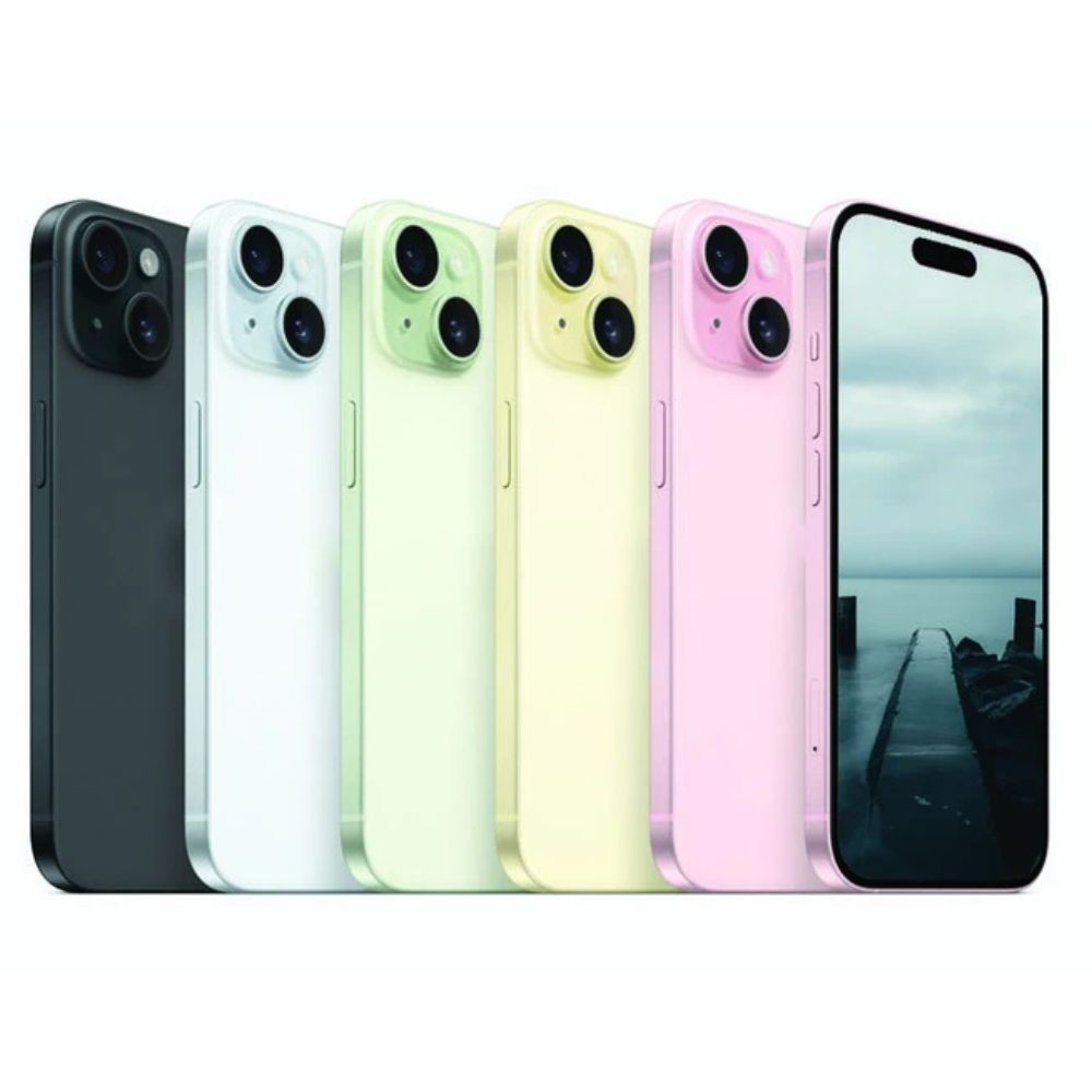 Apple iPhone 15 Plus - 128GB, 256GB, 512GB, - Pink, Yellow, Green, Blue, and Black - 100% battery - Pristine - Refurbished