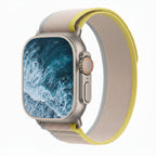 Apple Watch Ultra Titanium 49mm GPS + Cellular Yellow Beige Trail Loop Band SM With 100% Battery - Pristine - Refurbished (Copy) APPLE