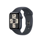 Apple Watch SE 40mm - Midnight Aluminum Case with Black Sports Band - Pristine Refurbished