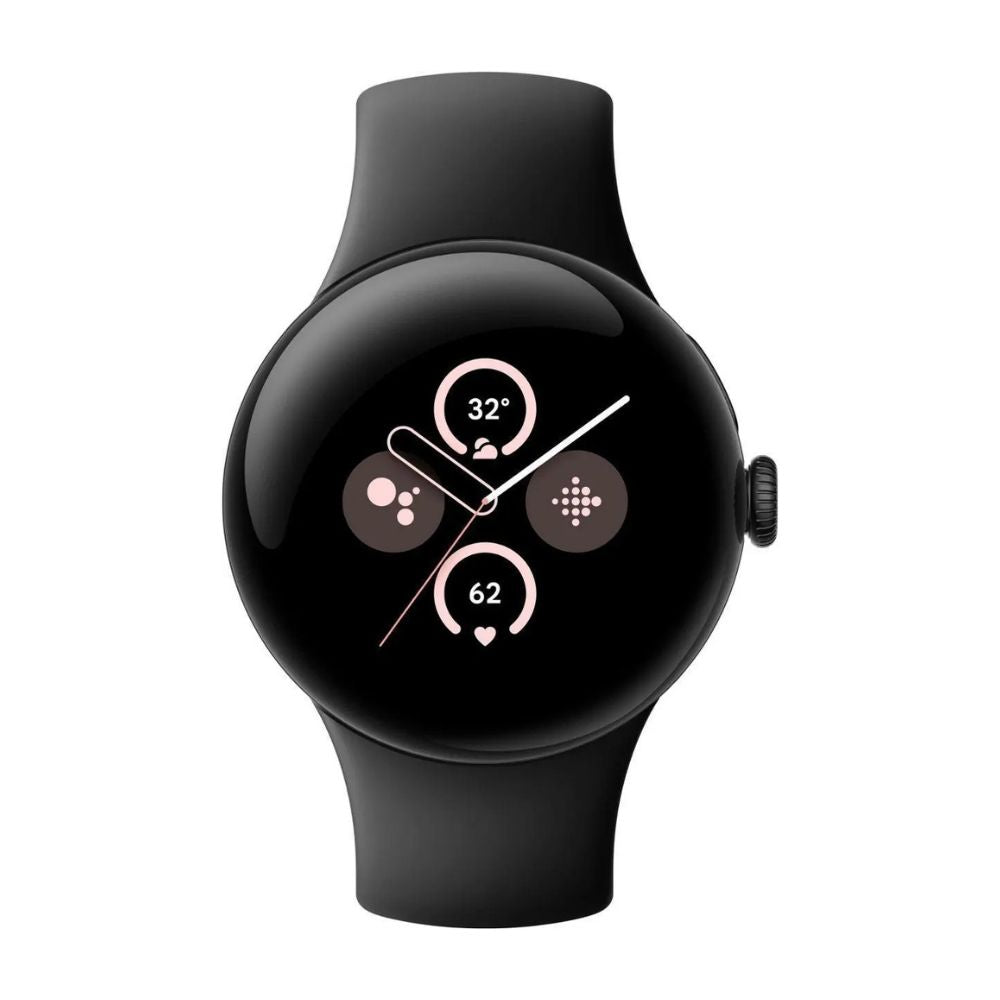 Google Pixel Watch 2 LTE - Obsidian, Champagne/ Gold/ Polished Silver Google