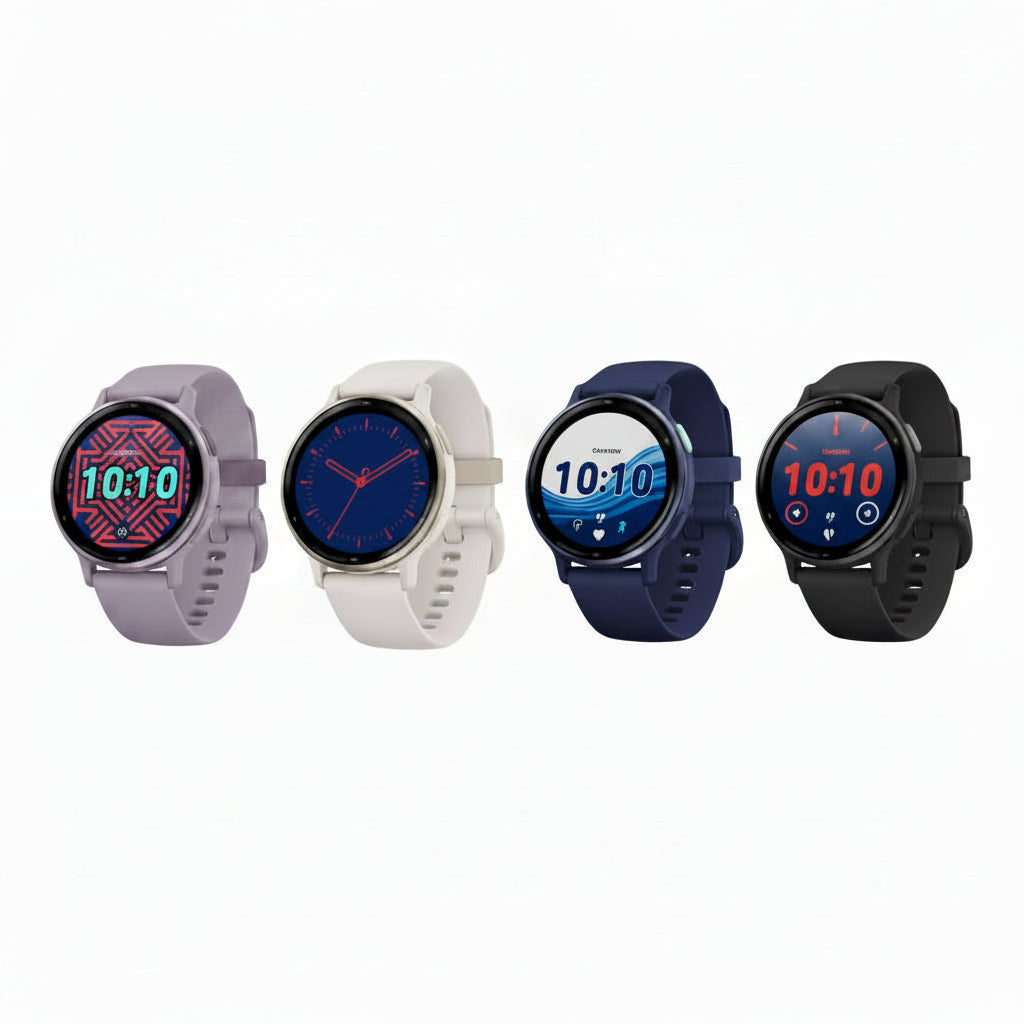 Garmin vívoactive 5 GPS Smartwatch / Black, Ivory, Navy, Orchid | AMOLED Display - Health & Fitness Tracking Garmin