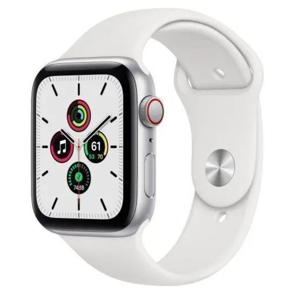 Apple Watch SE 1st Gen 2020 GPS + Cellular, 40mm or 44mm aluminum case in Silver, Space Grey or Gold - Acceptable - Refurbished