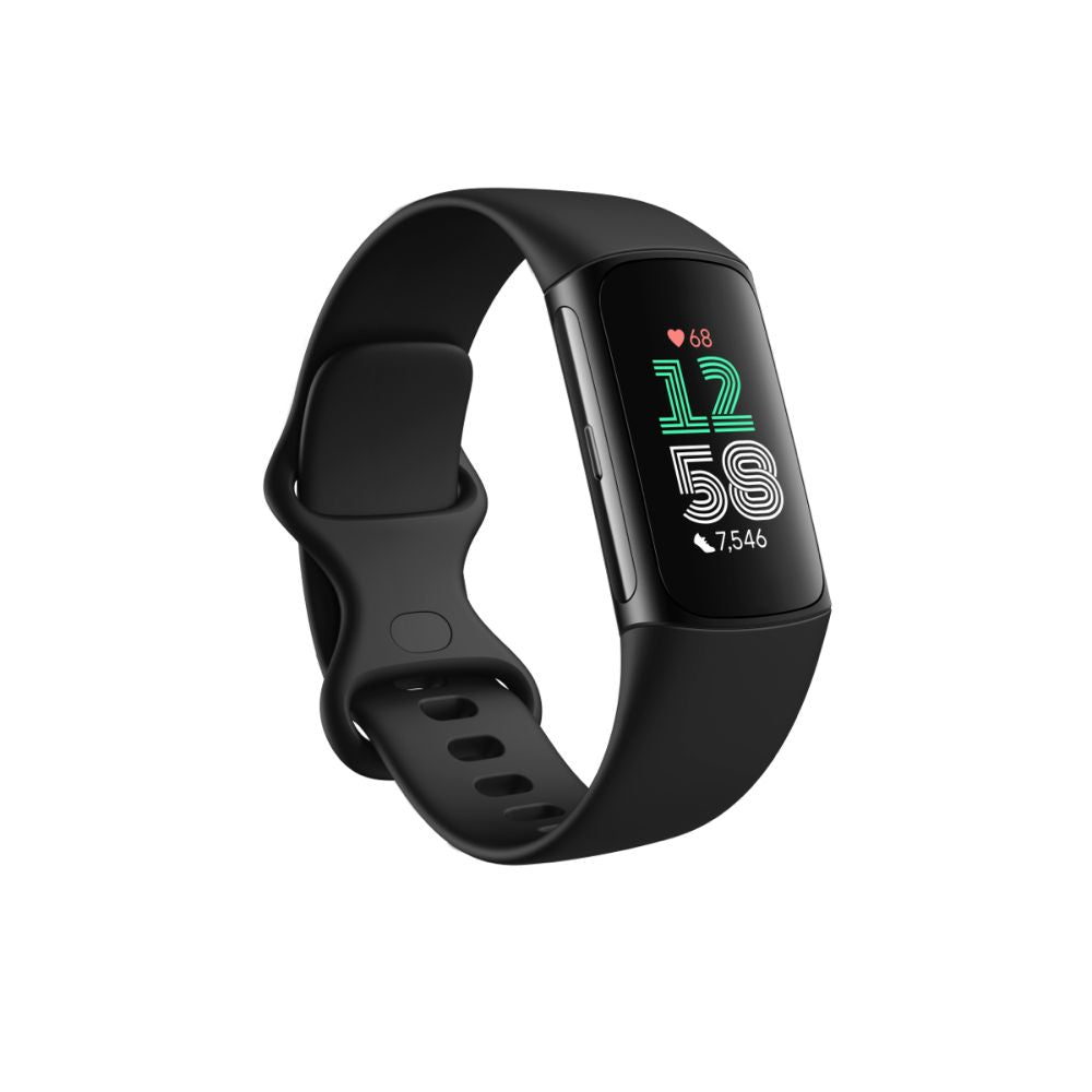 Fitbit Charge 6 Fitness Tracker - 1GB - Telstra - Black