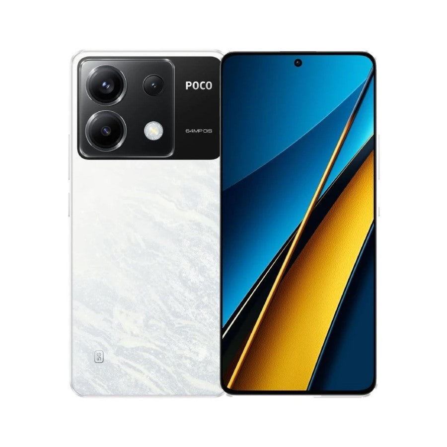 Xiaomi Poco X6 5G Smartphone (8GB/256GB, White) - Brand New