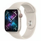 Apple Watch Series 9 45mm Stainless Steel Case – Starlight – Sport Band (M/L) – GPS + Cellular With 100% Battery - Pristine - Refurbished Apple