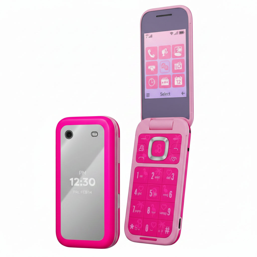 HMD TA-1681 Barbie Phone 4G – Power Pink 1GB (Telstra) HMD