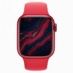 Apple Watch S9 45mm Red Aluminium | Red Sport Band M/L | GPS + Cellular With 100% Battery - Pristine - Refurbished Apple