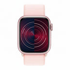 Apple Watch Series 9 41MM GPS + Cellular - Aluminum Case Pink - Sport Loop Pink With 100% Battery - Pristine - Refurbished