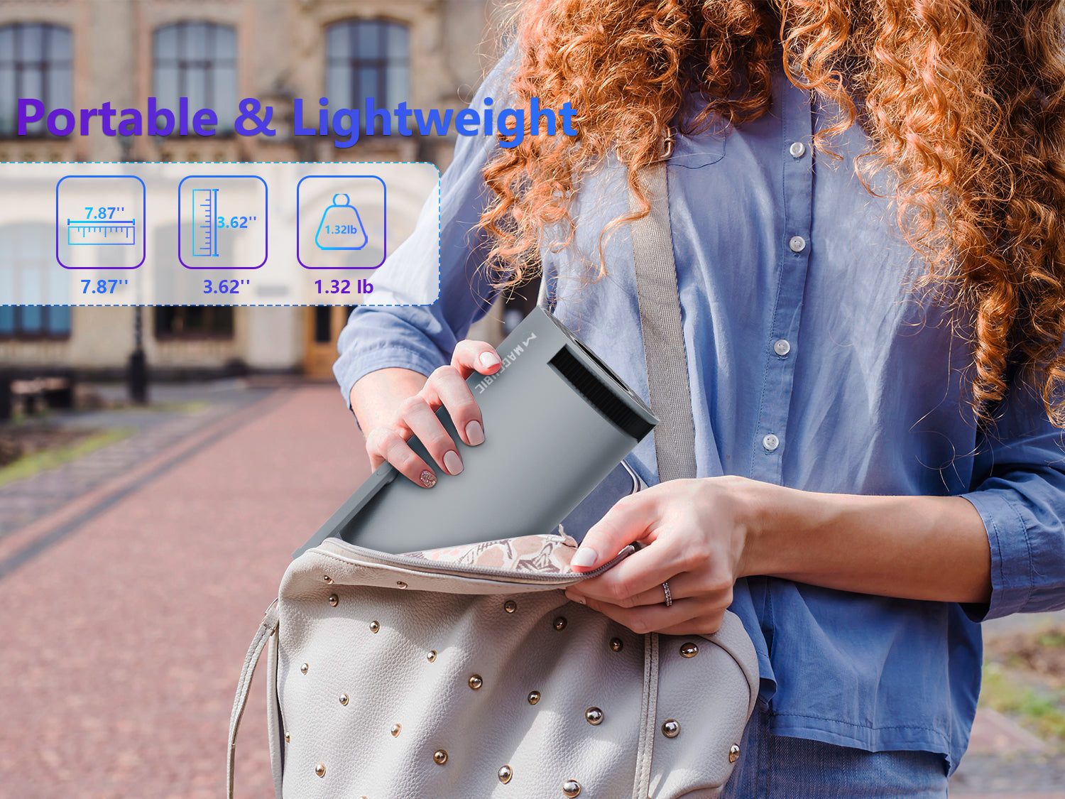 Magcubic HY300 Pro 4K Decoding Mini Projector – WiFi 6, Bluetooth 5.0, Rotatable Stand, Auto Keystone, Portable Home Cinema