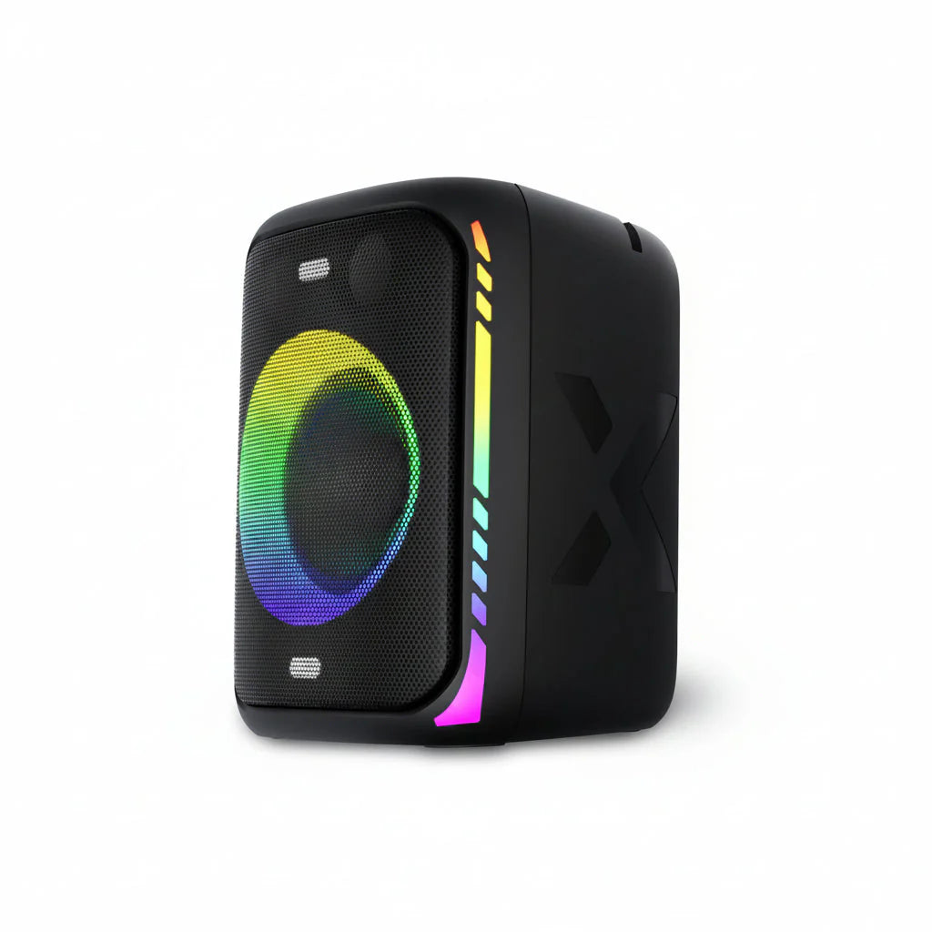 BlueAnt X5i Portable 120W Speaker with Two Wireless Microphones - Black - Pristine - Refurbished BlueAnt