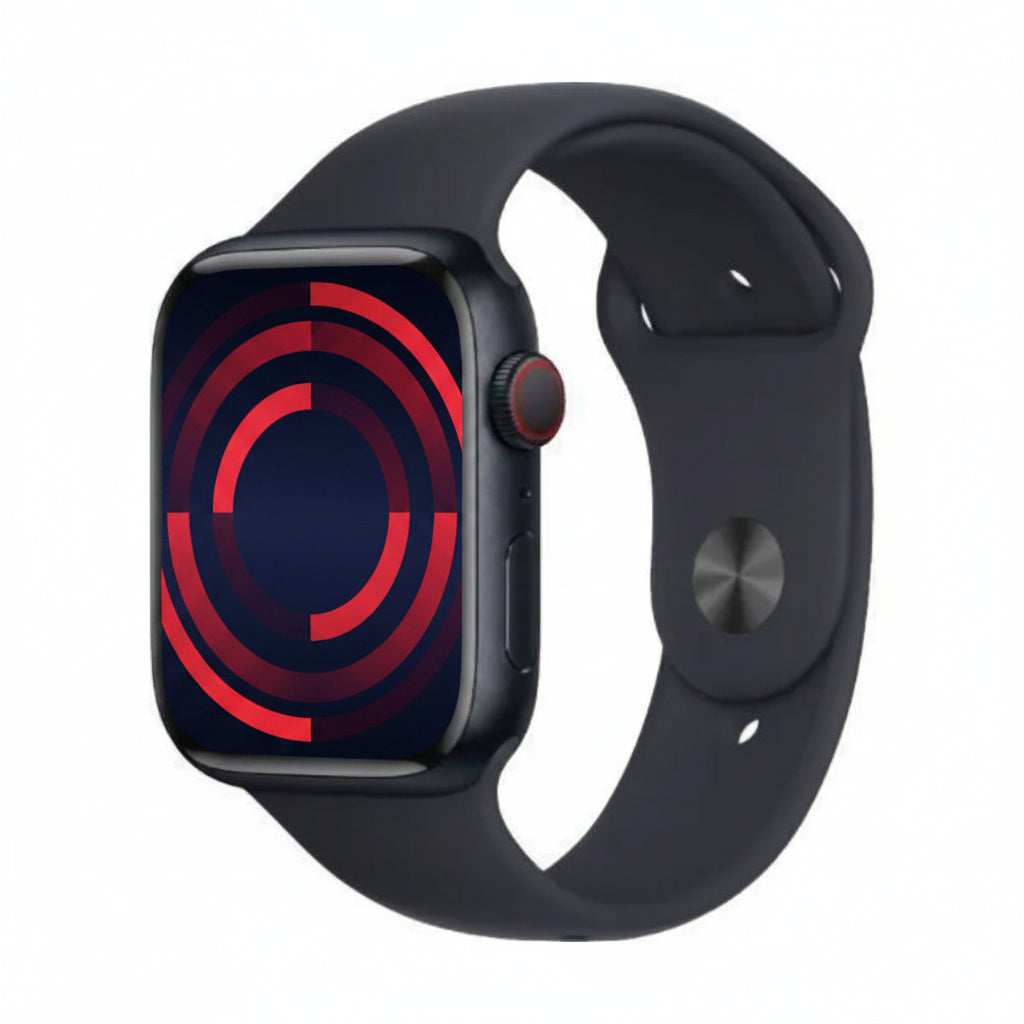 Apple Watch Series 9 45MM GPS + Cellular - Aluminum Case Midnight Sport band